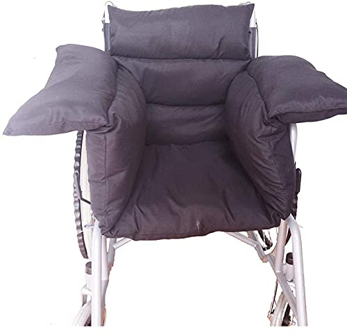 SHENXIAOMING Rollstuhlkissen Rollstuhlkissen Mit Rücken- Und Seitenteil, Ouding Komfortkissen Sitzkissen Für Rollstuhl Bürostuhl Esszimmerstühle Sofa Gartenbank, Anti-Dekubitus
