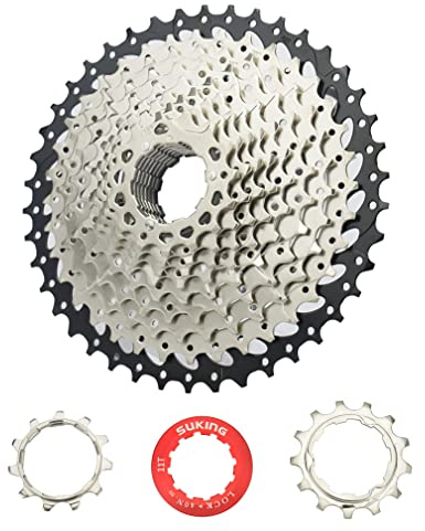 CYSKY 11 Fach Kassette 11-25T/11-28T/11-32T/11-36T/11-40T/11-42T/11-46T/11-50T/11-52T Kassette Kompatibel mit Shimano Sram Sunrace, Passend für Mountainbike, Rennrad, MTB (Leicht)