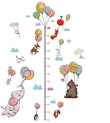 Wandtattoo Messlatte Wandaufkleber Kinder Körpergröße Wandsticker Wand Deko