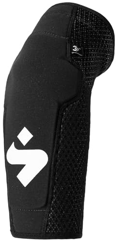 Sweet Protection Knee Guards Light, Adult Mountain Bike Lightweight Knee Pads, Black, Small