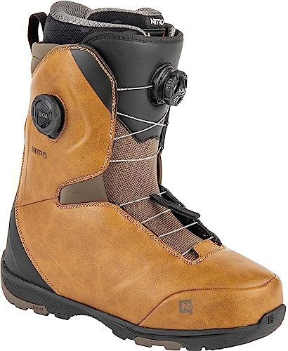 Club BOA Dual All Mountain Freeride Freestyle Schnellschnürsystem Boot Snowboardboot, Brown, MP 28.5 // EU 43 1/3 // US 10,5