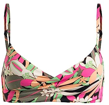 Roxy Printed Beach Classics - BH-Bikinioberteil für Frauen Schwarz