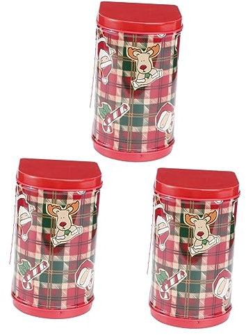 Abaodam 3 Stücke Box Treat Box Mailbox Design Weihnachten Favor Boxen Für Jungen Und Mädchen Weißblech Präsentieren Boxen
