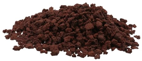 Happyyami 500g Vulkansteine Für Aquarien Filtermaterial Und Dekoration Große Dunkle Rote Steine Für Süß Und Salzwasseraquarien Vielseitig Einsetzbar Sicher Für Fische Und Pflanzen