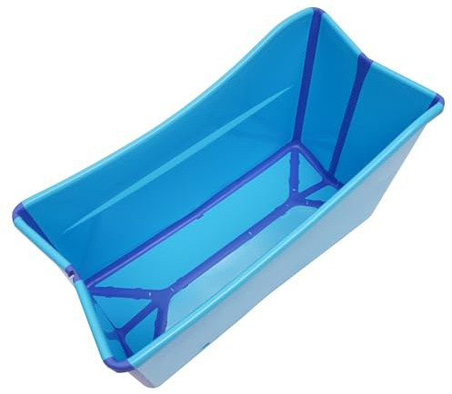 NEU Faltbare Badewanne Erwachsene Klappbadewanne Mobil Bathtub Badesauna für kleine Badezimmer | foldable bathtub | tragbare Klappbadewanne zum Aufstellen blau