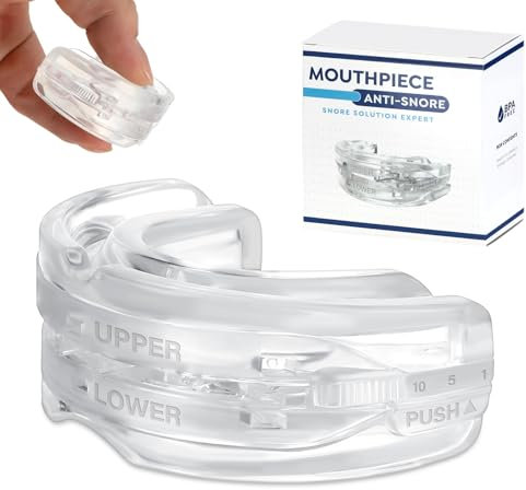 Zikenis Schnarchstopper,Anti Schnarch Mundstück,Effektiv Aufbissschienen,Anti Snoring Splint Against, Beißschiene Nacht Gegen Zähneknirschen und Schnarchen,for All Mouth Types,für Männer Frauen