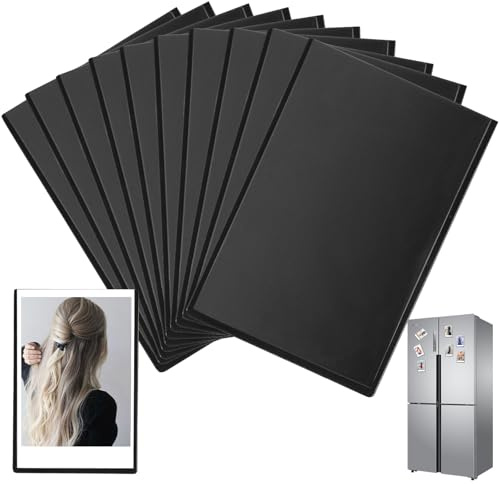 10 Pezzi Mini Cornice Magnetica, Portafoto per Frigo di 9,3 X 6,3 cm