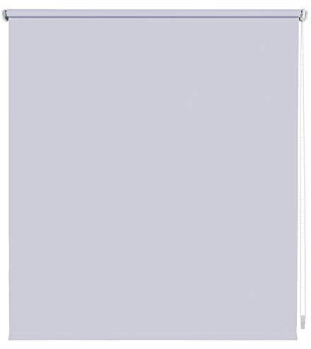 Kettenzugrollo Seitenzugrollo Fenster Rollo viele Größen und Farben Metall Träger Wand- und Deckenmontage Stoff Blickdicht lichtdurchlässig Vorhang Sonnenschutz Blendschutz (60 x 180 cm, Hellgrau)