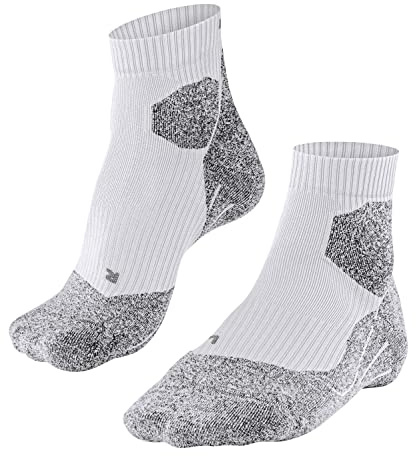 FALKE Herren Laufsocken RU Trail M So Funktionsmaterial antiblasen 1 Paar, Weiß White-Mix 2020, 42-43