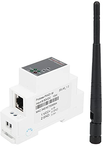 Server seriale WiFi Da RS485 a WiFi Server seriale Ethernet Dispositivi di rete wireless Ethernet Modbus con antenna 9-50VDC PW21-M per eCos