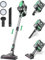 Vactidy Blitz V8 Akku Staubsauger Kabellos, 25KPa Kabelloser Staubsauger Mit abnehmbarem Akku, Akkustaubsauger bis zu 35min Laufzeit, Staubsauger Tierhaare für Hartholzböden, Grün