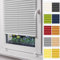 Plissee ohne Bohren nach maß, Plissee klemmfix, Plisseerollo innen, Fensterrollo Sonnenschutz (Höhe von 50 cm bis 149 cm)