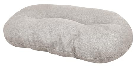 Croci Hydro Hundekissen, oval, wasserdicht, waschbar, leicht zu reinigen, Beige, 102 x 67 cm