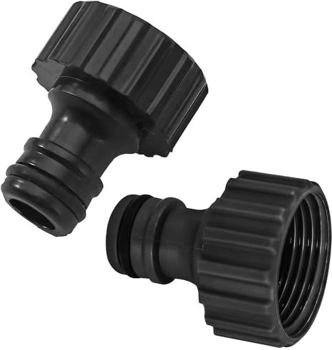 ZhiheHui 3/4 inch Hose Connector Threaded Faucet Adapter Outdoor Hose Faucet Adapter, High flow faucet tap connectiontap connection for high water flow,External Threaded Taps Connector