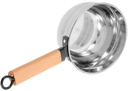 Warmhm Stainless Steel Scoop Kitchen Water Spoon Cooking Ladle Spoon Handle Kitchen Gadgets