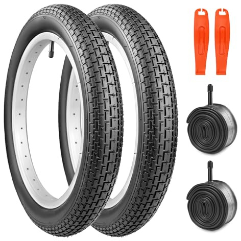MEGHNA Pneumatici da bicicletta da 20 x 2,35 pollici – Premium tutti i giorni & MTB per bilancio bambini, BMX, mountain bike, cruiser