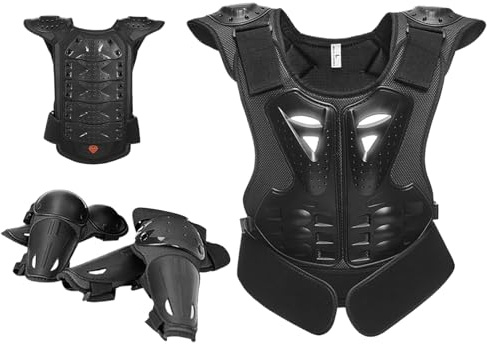 Equipo De Motocross Protector De Pecho Con Protecciones De Codo Y Rodilla