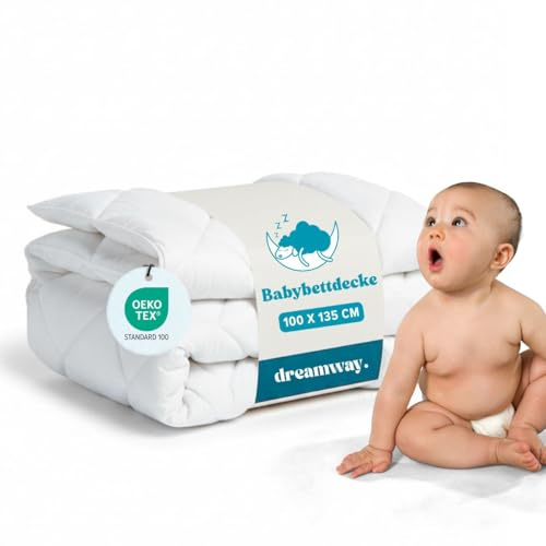 DREAMWAY – Babybettdecke 300 g/m² – 100x135 cm