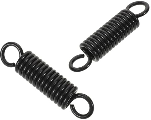 BAZEITFLOW Ressorts de Balançoire en Acier Carbone 6 MM X 150 MM Lot de 2 avec Crochets Pivotants Ressorts D’Extension Amortisseurs pour Chaise Suspendue et Hamac D’Extérieur