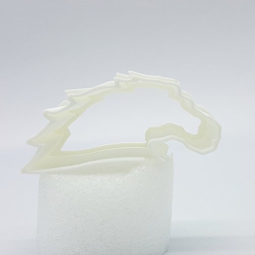 Wildes Pferd Kopf Ausstecher, 5cm / 8cm / 10cm / 12cm Größe, 25mm tief (8cm)