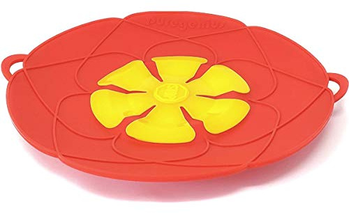 Boil Over Spill Stopper Lid Cover Kitchen Tool, PureGenius Spill Stopper Lid Cover, Pots Pans Lid Boil Over Preventer, 10.2 inch