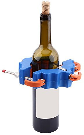 Cocoarm glasskärare för flaskor flaskskärare glas öl vinflaskor cutter flaska skärverktyg Craft Making (blå)