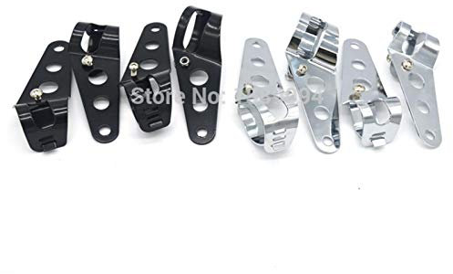 35 MM-43 MM Moto Moto tête de Lampe Support Phare Supports de Montage Fourche 2 pièces