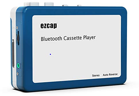 Y & H Tragbarer Bluetooth-Kassetten-Player, überträgt Musik von Retro-Tape an Kopfhörer oder Bluetooth-Lautsprecher, Personal mit Kopfhörer EZCA215