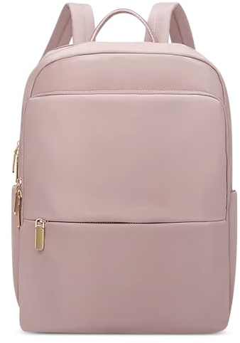 DIRRONA Ryggsäck Dam Mode Casual Business Ryggsäck Stor kapacitet Arbetsskolväska Vattentät reseaxelväska 14-tums Laptop Nylon Damryggsäck