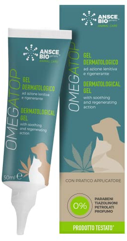 Dermatologisches Gel für Hunde & Katzen | Gegen Juckreiz & Trockenheit | Mit Hanföl, Ceramiden & Hyaluronsäure | Regeneriert & schützt die Haut | Für trockene & empfindliche Haut