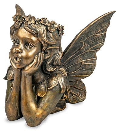 Aquascape Pond and Garden Fairy Planter Spitter Fountain, Bronze