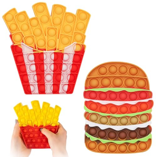 2 st Silikon-Stressabbau-Spielzeug, tryckbubbla, sensorisk leksak, silikon, pudding, stress, lättnad av alla tillfällen
