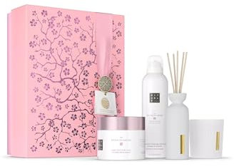 RITUALS Caja de regalo The Ritual of Sakura, Large - Set de baño productos para el cuidado de la piel con leche de arroz y flor de cerezo - Propiedades nutritivas y renovadoras