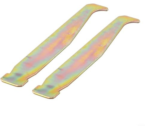 Lot de 2 outils de nettoyage de chaîne de tronçonneuse, nettoyeur de rainures de lame de tronçonneuse, barre de guidage à rivet unique, plaque de guidage de rechange pour tronçonneuse
