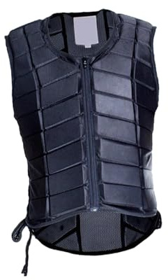 Aymzbd Equestrian Vest, Professional Padded Horse Riding Vest, Equestrian Body Protector with Zipper, Safety Protective Waistcoat for Unisex Adults Boys Girls Kids