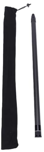 Palo Selfie de Fibra de Carbono, Poste de Extensión Ajustable con Tornillo de 1/4 de Pulgada para Cámara Panorámica One X, One X2, One R, Diseño Liviano, 3 Metros de Longitud (3