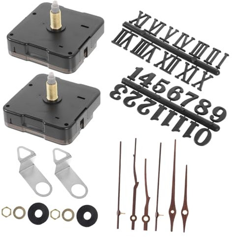 Homoyoyo Kit Para Fabricar Relojes Con Mecanismo De Reloj y Manecillas Grandes De Reloj Para Armar Uno Mismo Para Relojes De Pared