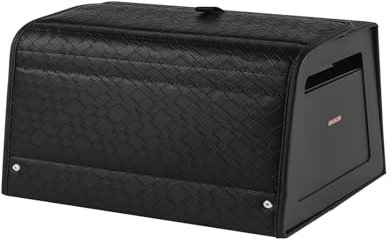 Ergocar Car Trunk Storage Organizer Leather Car Storage Box Clean Storage Tool Accessories Container Folding Magnetic Cover Waterproof Suitable for SUV/Truck/Automotive