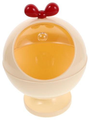 ULTECHNOVO Poubelle De Bureau Bol À Bonbons Porte-Bonbons En Plastique Bol À s Avec Couvercle Sucrier Avec Couvercle nière En Plastique Avec Distributeur De