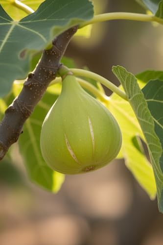 eGarden.store - Pianta vera di Fico o Fioreone o Ficus Carica diverse varietà 2 anni - Albero da frutta commestibile da coltivare in giardino o in vaso (San Pietro)
