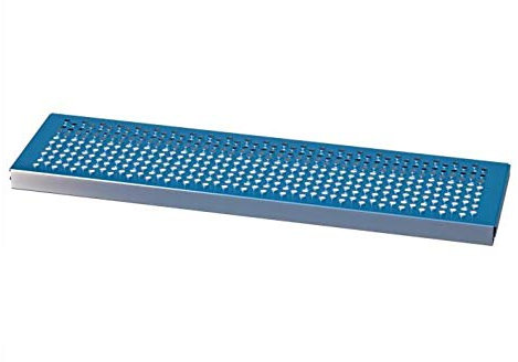Stahlbohle systemfrei 1,00 m x 0,19 m (LxB) mit integrierter Anti-Rutsch-Leiste