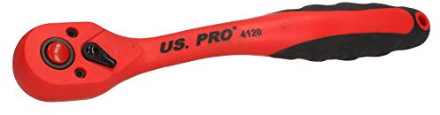 AB Tools 3/8 Drive Curved Quick Release Reversible Ratchet Socket Driver 200mm Length
