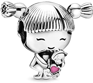 Annmors Femme Charms Petite Fille Argent Sterling 925 Pendentif pour Bracelet