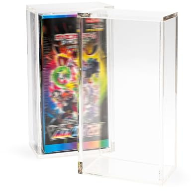Acrylic Protector Pokemon Japanese Booster - Schützen Sie Ihre japanische Pokemon Box vor Abnutzung mit diesem Acryl - Ideal für japanische Pokémon Booster Sammler (1 Stück)