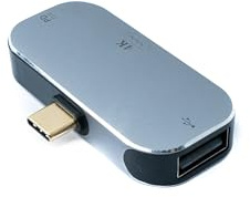 System-S Adaptador USB 3.1 Y Tipo C Macho a Hembra 2.0 A Hembra HDMI 4K Hembra en Gris