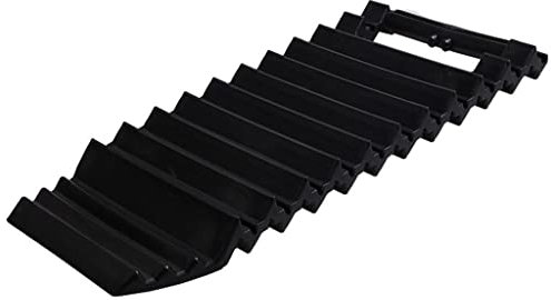 QUNINE Anti-Rutsch-Pad für Autoräder, rutschfeste Schnee-Traktionsmatten, Reifen-Griffspur, leichte, tragbare Fahrzeug-Bergungsstufen für Schnee, Schlamm, EIS, Sand