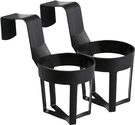 Rumyve 2pcs Black Car Vehicle Cup Holder,Portable Car Drink Holder Truck Seat Cup Holder Bottle,Thermos Cup,Beverage Can