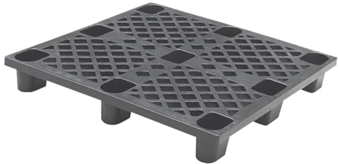Polyethylen-Palette Mit 9-Wege-Eingang, Belüftung Lagerung Gitterrost-Pads, Abriebfeste Versand-Palette, Outdoor Küche Fabrik Werkstatt Feuchtigkeitsdichte Pads ( Color : Grigio , Size : 31.50x31.50x5
