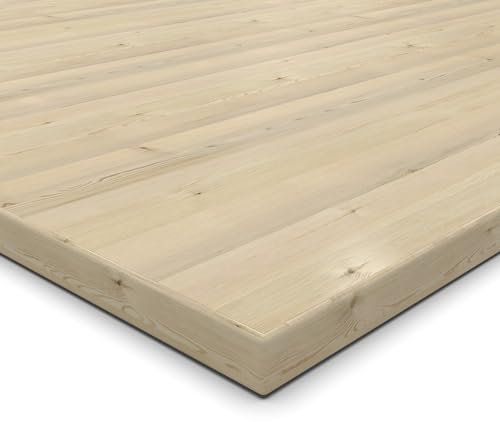AUPROTEC 19mm Spanplatte Zuschnitt Polar Pine Urus melaminharzbeschichtet Länge bis 200cm Dekorplatten Zuschnitte mit Umleimer Auswahl: 140 x 40 cm (ABS Kante komplett)