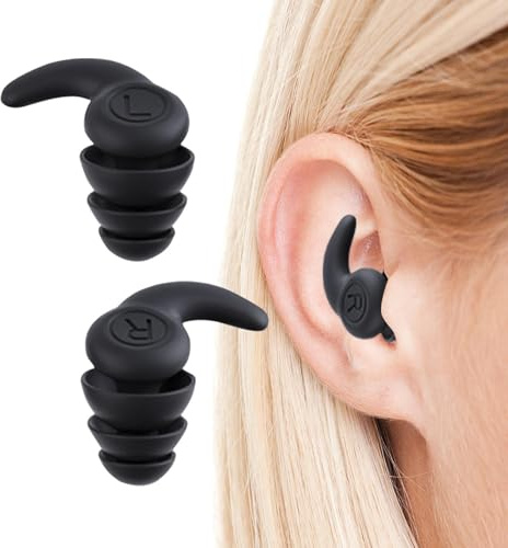 Tappi per le orecchie da nuoto, tappi per le orecchie in silicone | tappi per le orecchie da nuoto per bambini, tappi per le orecchie a 3 per isolamento acustico, impermeabili, design a